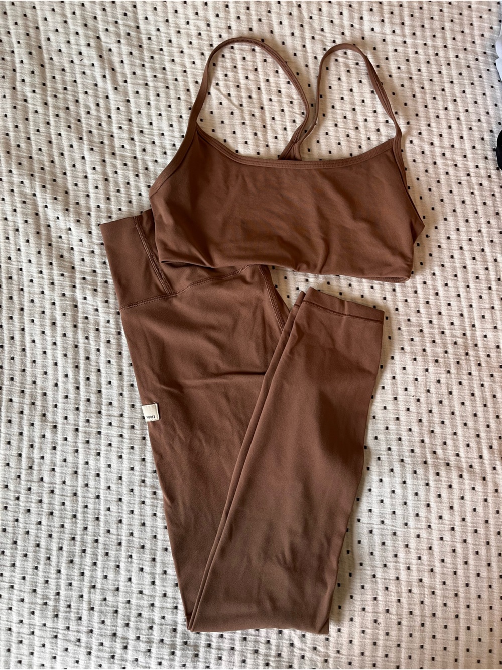 Vuori Brown High-Rise Leggings